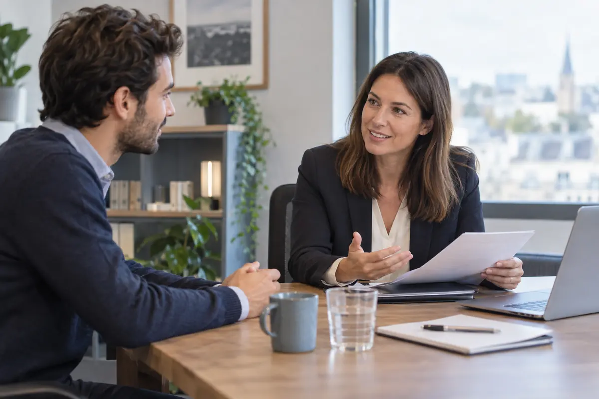 Une candidate discute d’une proposition salariale